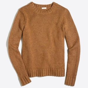 J. Crew Factory Marnie Sweater in Heathered Camel, Size Small